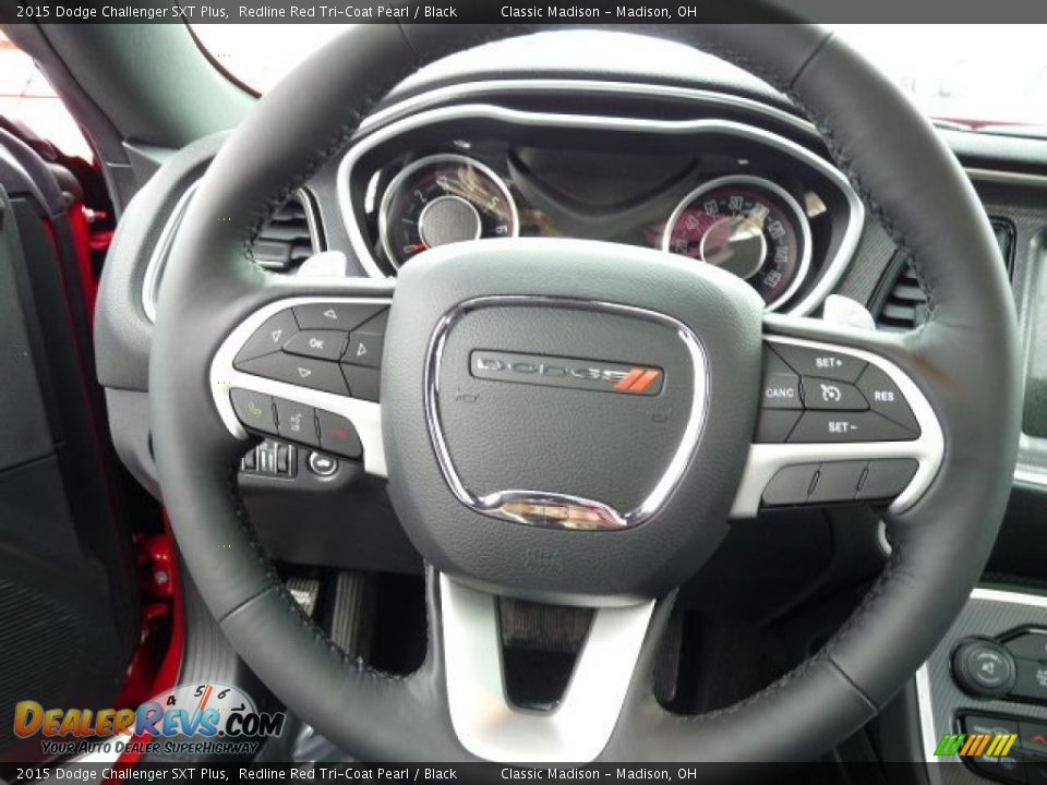 2015 Dodge Challenger SXT Plus Steering Wheel Photo #9