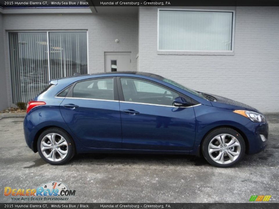 Windy Sea Blue 2015 Hyundai Elantra GT  Photo #2