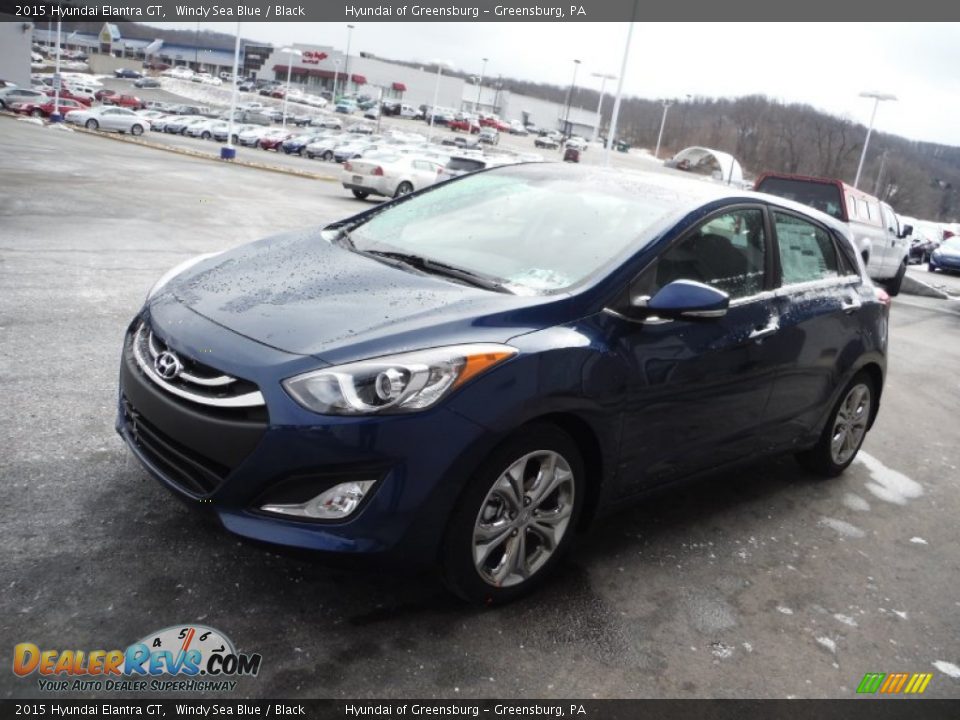2015 Hyundai Elantra GT Windy Sea Blue / Black Photo #5