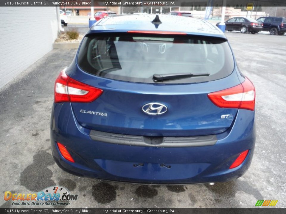 2015 Hyundai Elantra GT Windy Sea Blue / Black Photo #6