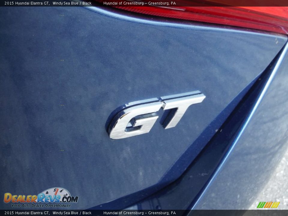 2015 Hyundai Elantra GT Windy Sea Blue / Black Photo #7