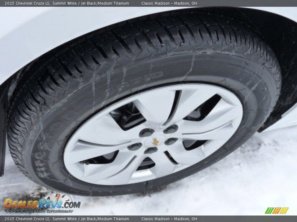 2015 Chevrolet Cruze LS Summit White / Jet Black/Medium Titanium Photo #4