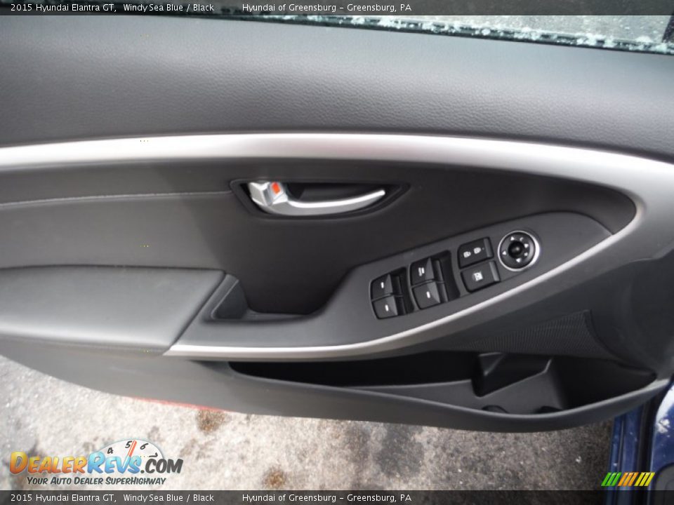 2015 Hyundai Elantra GT Windy Sea Blue / Black Photo #8