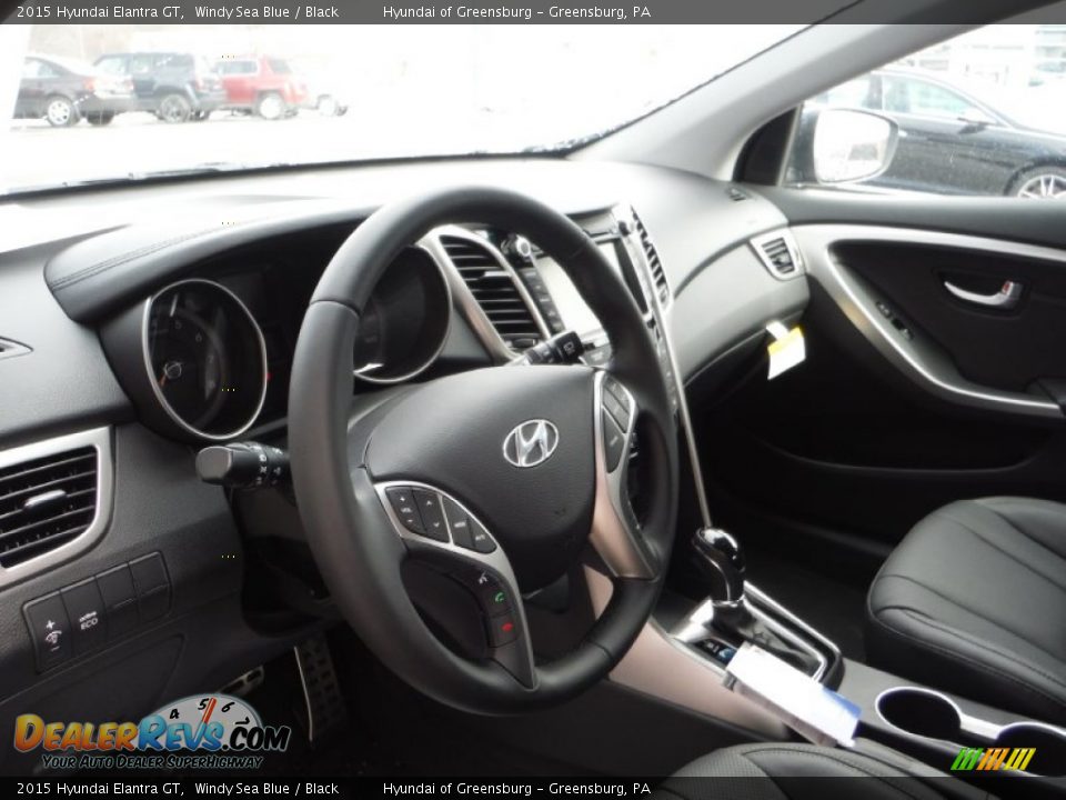2015 Hyundai Elantra GT Windy Sea Blue / Black Photo #9