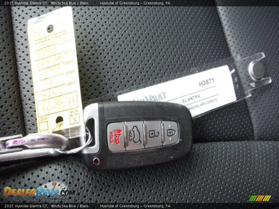 2015 Hyundai Elantra GT Windy Sea Blue / Black Photo #19