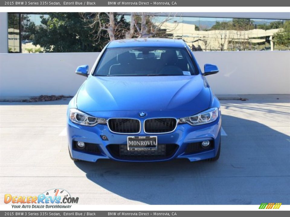 2015 BMW 3 Series 335i Sedan Estoril Blue / Black Photo #3