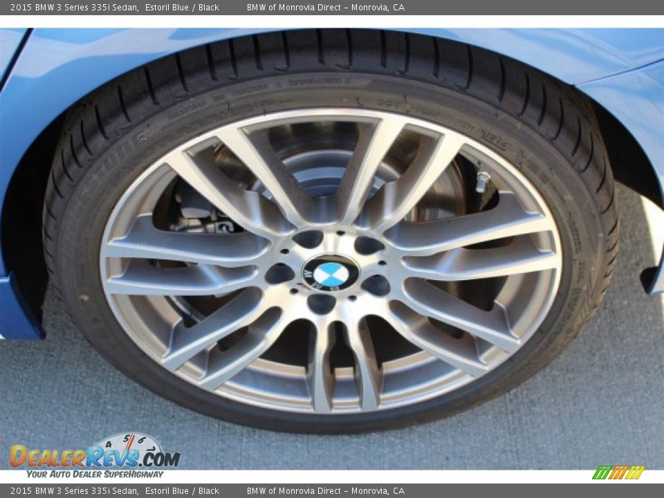 2015 BMW 3 Series 335i Sedan Estoril Blue / Black Photo #4