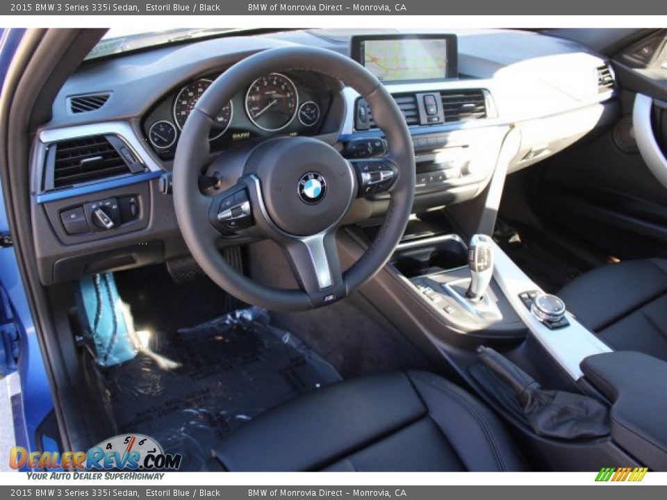 2015 BMW 3 Series 335i Sedan Estoril Blue / Black Photo #6