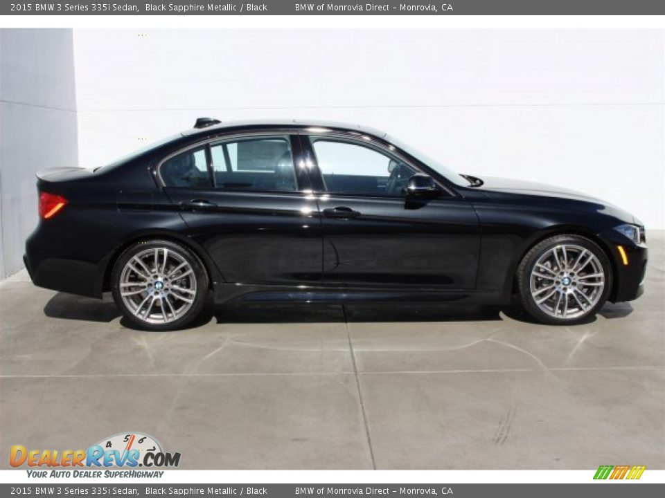 2015 BMW 3 Series 335i Sedan Black Sapphire Metallic / Black Photo #2