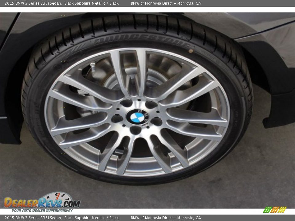 2015 BMW 3 Series 335i Sedan Black Sapphire Metallic / Black Photo #4