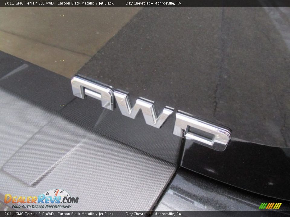 2011 GMC Terrain SLE AWD Carbon Black Metallic / Jet Black Photo #5