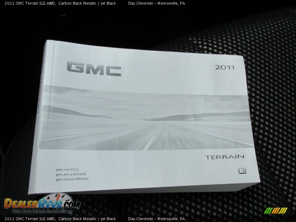 2011 GMC Terrain SLE AWD Carbon Black Metallic / Jet Black Photo #28