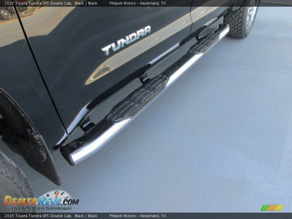 2015 Toyota Tundra SR5 Double Cab Black / Black Photo #12