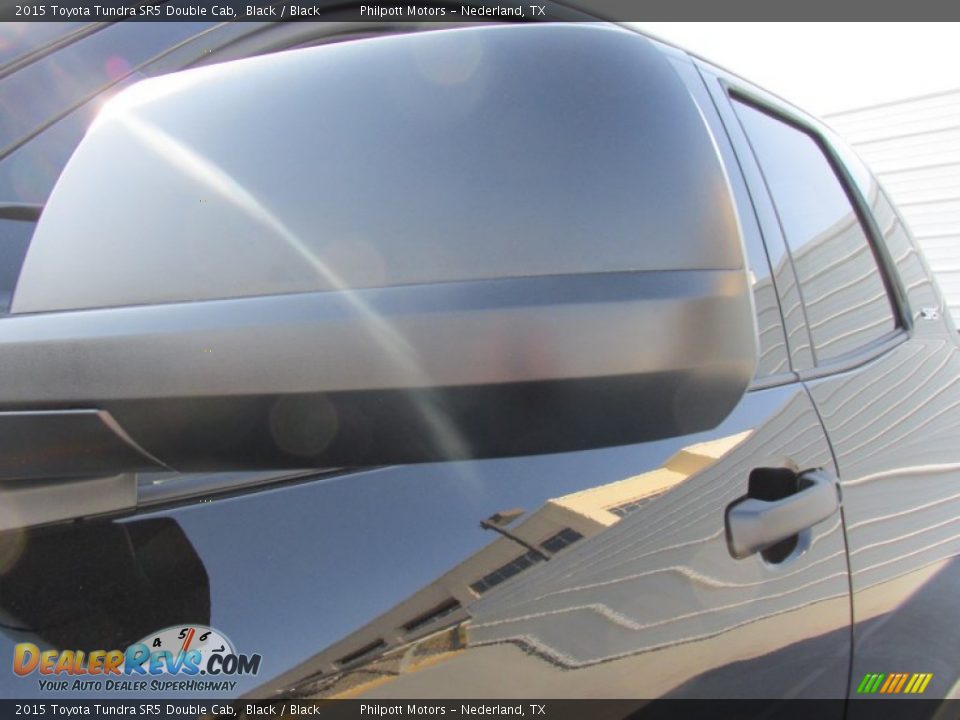 2015 Toyota Tundra SR5 Double Cab Black / Black Photo #14