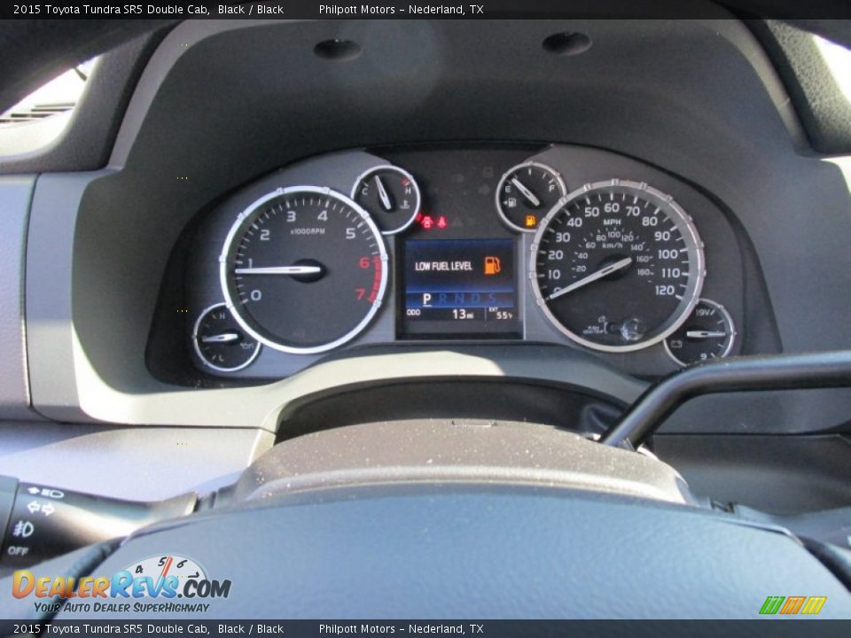 2015 Toyota Tundra SR5 Double Cab Black / Black Photo #30