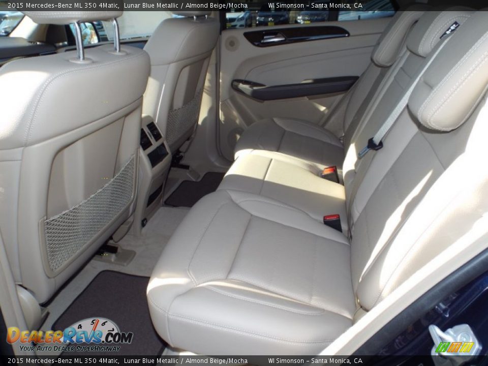 Rear Seat of 2015 Mercedes-Benz ML 350 4Matic Photo #8