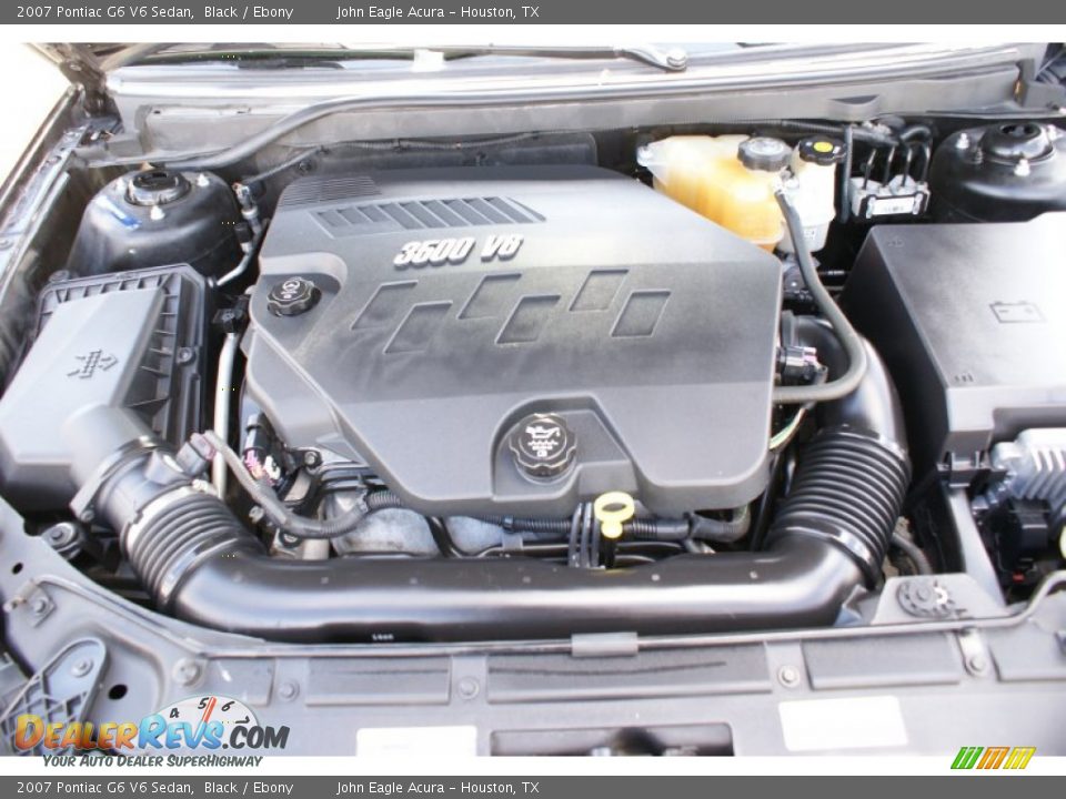 2007 Pontiac G6 V6 Sedan Black / Ebony Photo #26