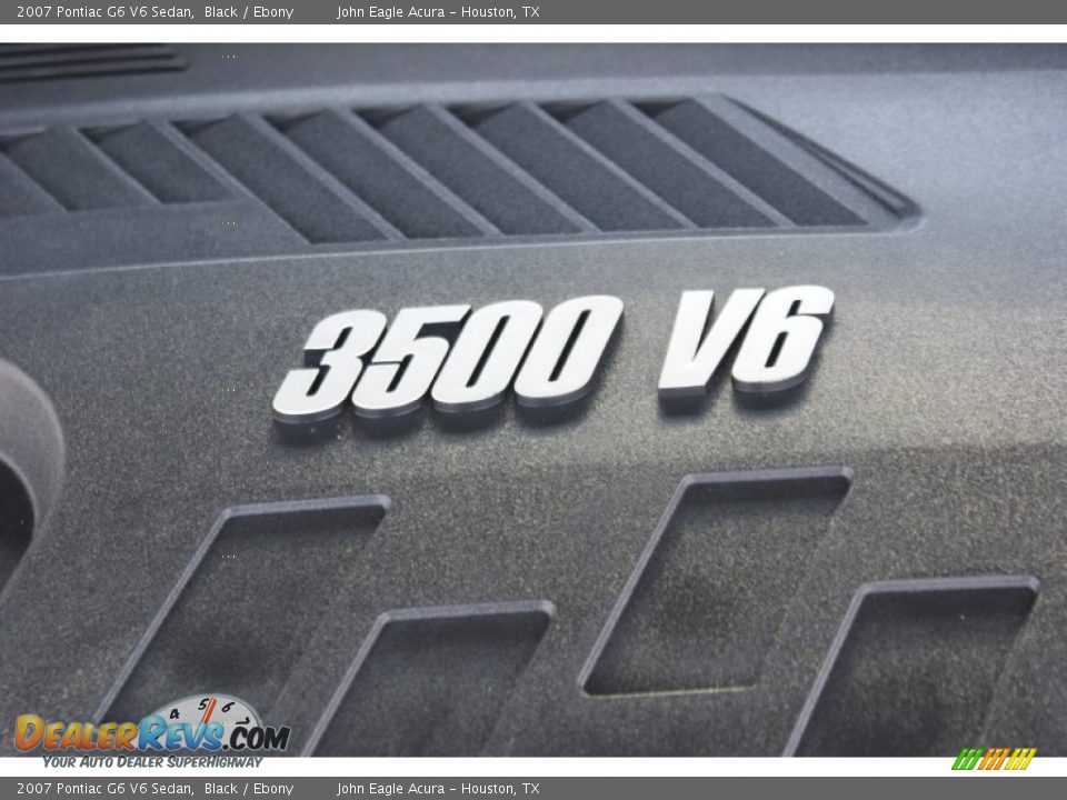 2007 Pontiac G6 V6 Sedan Black / Ebony Photo #27