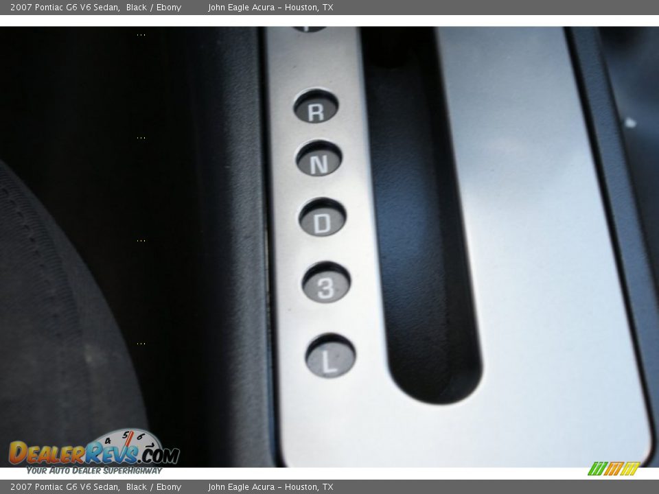 2007 Pontiac G6 V6 Sedan Black / Ebony Photo #36