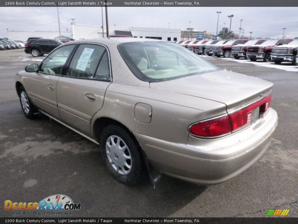 1999 Buick Century Custom Light Sandrift Metallic / Taupe Photo #2