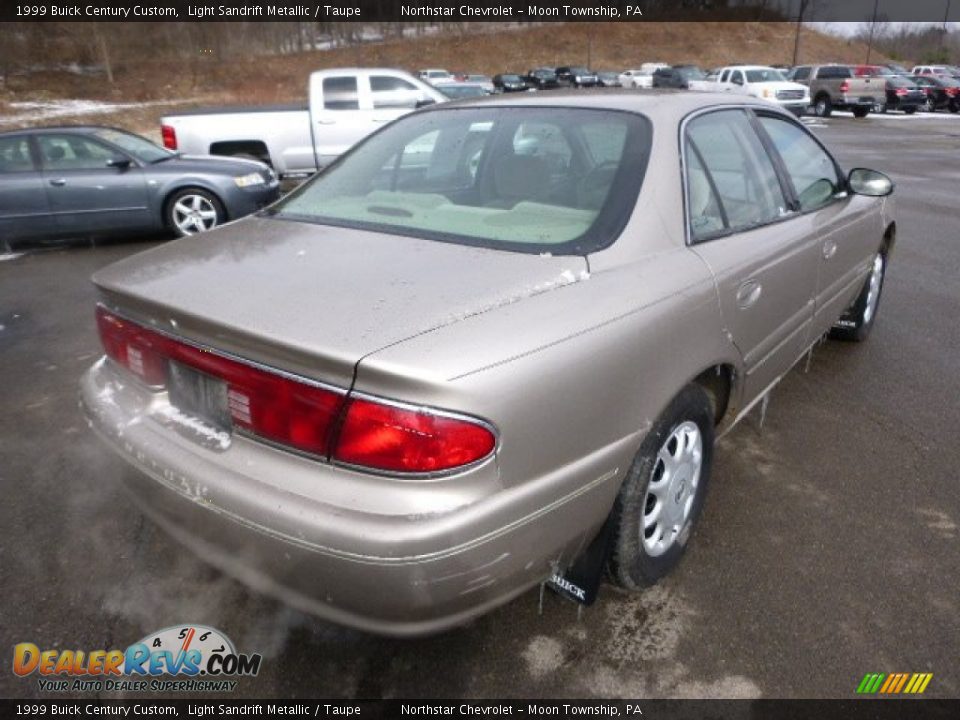 1999 Buick Century Custom Light Sandrift Metallic / Taupe Photo #4