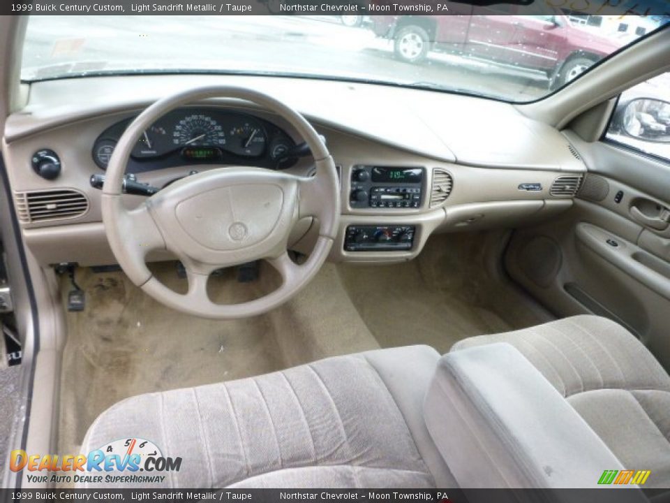 Taupe Interior - 1999 Buick Century Custom Photo #10