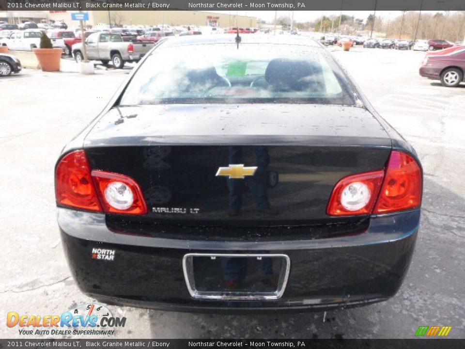 2011 Chevrolet Malibu LT Black Granite Metallic / Ebony Photo #4