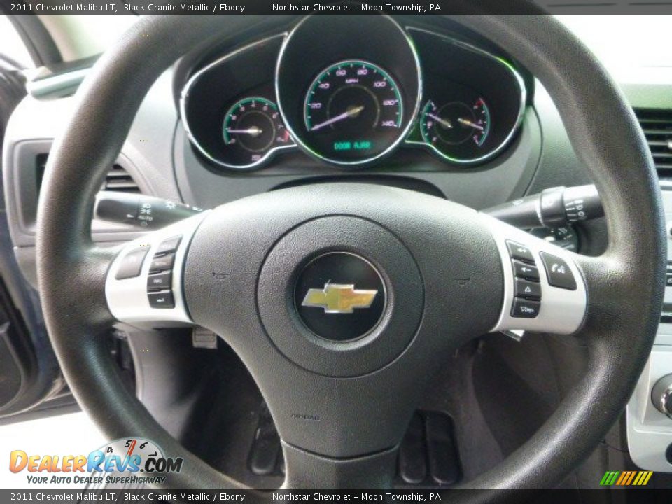 2011 Chevrolet Malibu LT Black Granite Metallic / Ebony Photo #17