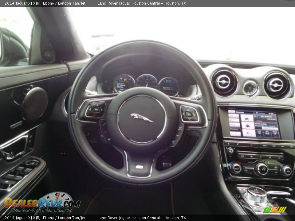2014 Jaguar XJ XJR Steering Wheel Photo #12