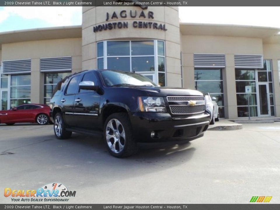 2009 Chevrolet Tahoe LTZ Black / Light Cashmere Photo #1