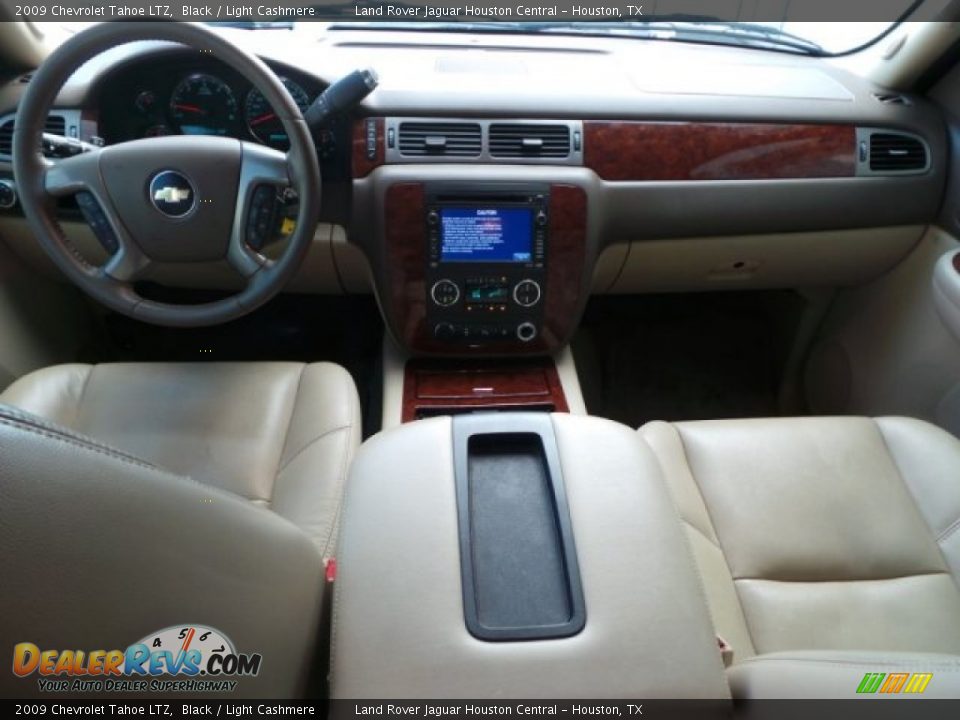 2009 Chevrolet Tahoe LTZ Black / Light Cashmere Photo #2