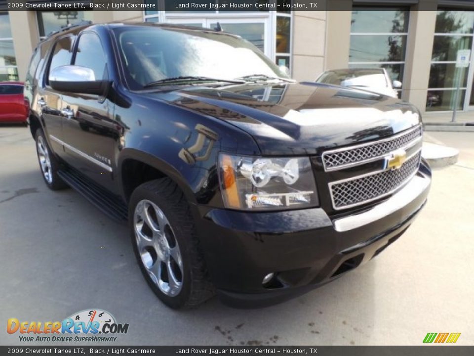 2009 Chevrolet Tahoe LTZ Black / Light Cashmere Photo #4