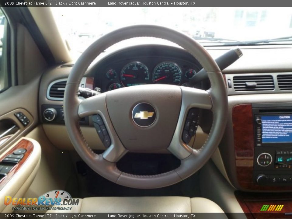 2009 Chevrolet Tahoe LTZ Black / Light Cashmere Photo #12