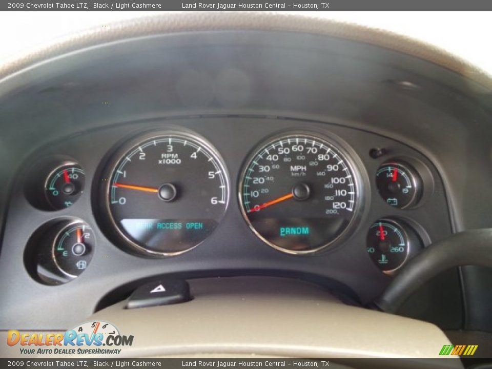 2009 Chevrolet Tahoe LTZ Black / Light Cashmere Photo #14