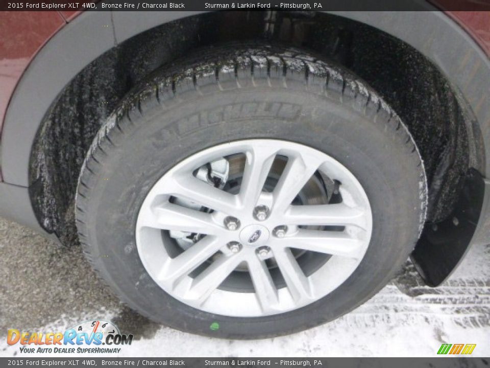 2015 Ford Explorer XLT 4WD Bronze Fire / Charcoal Black Photo #5