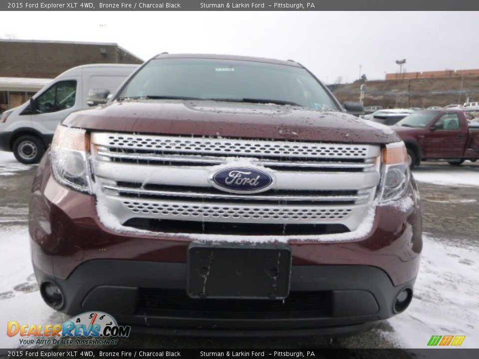 2015 Ford Explorer XLT 4WD Bronze Fire / Charcoal Black Photo #6