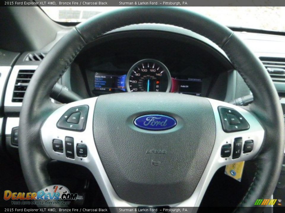 2015 Ford Explorer XLT 4WD Bronze Fire / Charcoal Black Photo #10