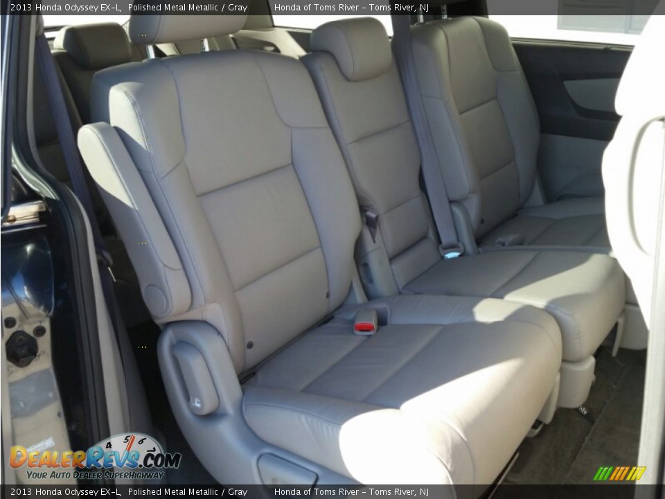 2013 Honda Odyssey EX-L Polished Metal Metallic / Gray Photo #27