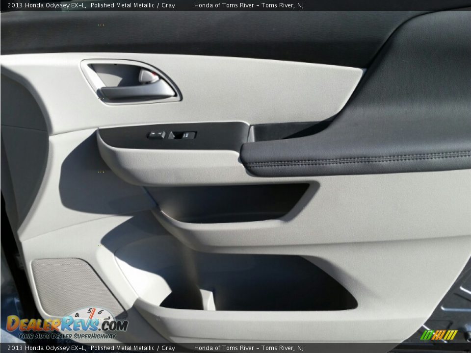2013 Honda Odyssey EX-L Polished Metal Metallic / Gray Photo #28