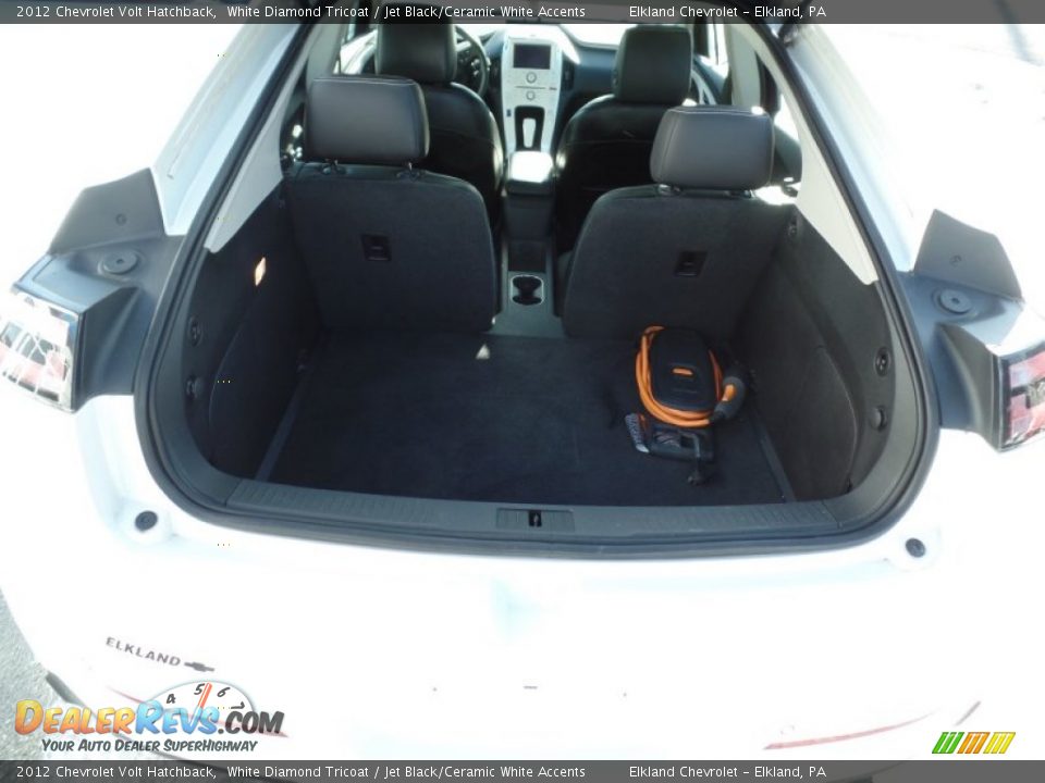 2012 Chevrolet Volt Hatchback White Diamond Tricoat / Jet Black/Ceramic White Accents Photo #11
