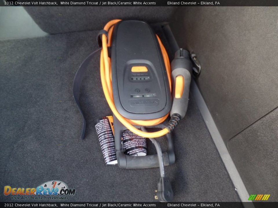 2012 Chevrolet Volt Hatchback White Diamond Tricoat / Jet Black/Ceramic White Accents Photo #13