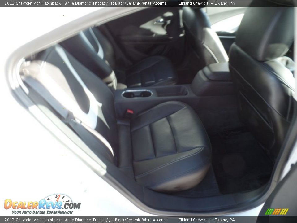 2012 Chevrolet Volt Hatchback White Diamond Tricoat / Jet Black/Ceramic White Accents Photo #18