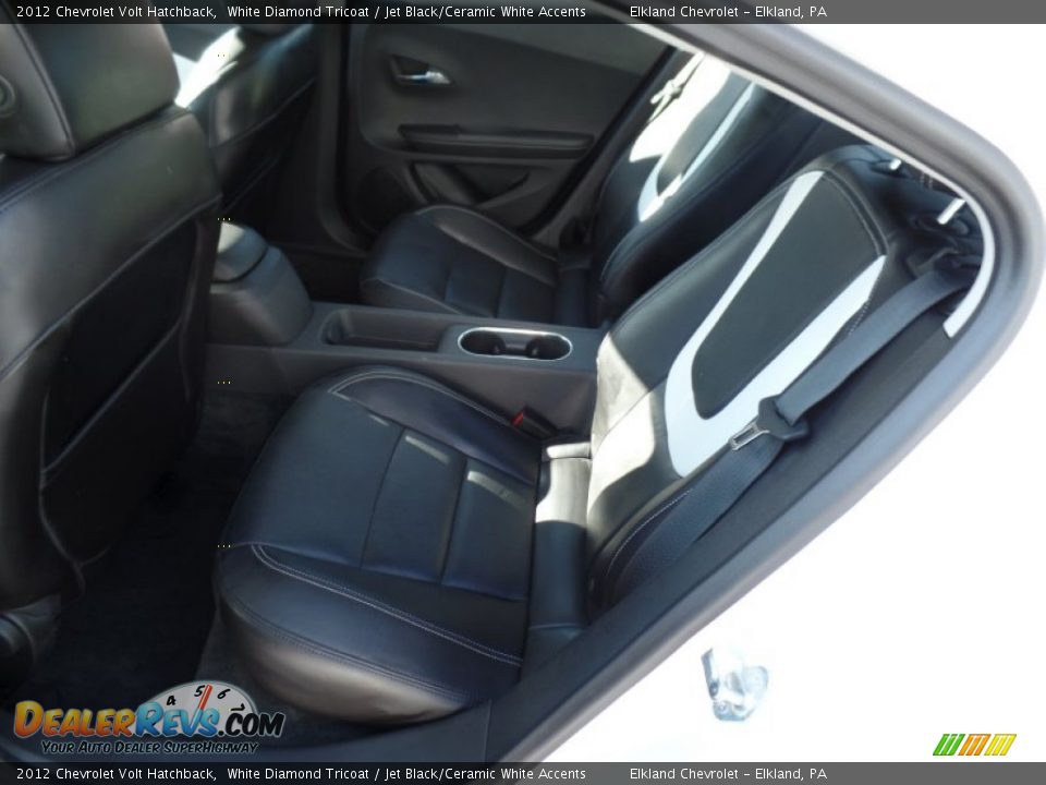 2012 Chevrolet Volt Hatchback White Diamond Tricoat / Jet Black/Ceramic White Accents Photo #20