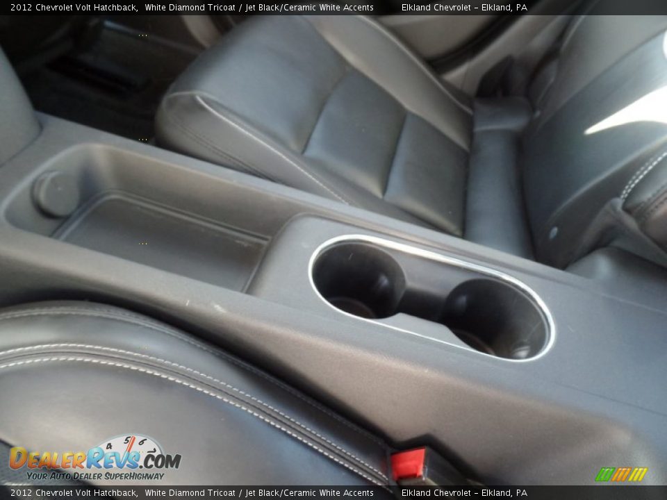 2012 Chevrolet Volt Hatchback White Diamond Tricoat / Jet Black/Ceramic White Accents Photo #21