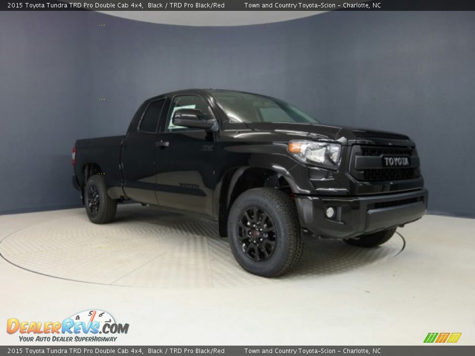 Front 3/4 View of 2015 Toyota Tundra TRD Pro Double Cab 4x4 Photo #2
