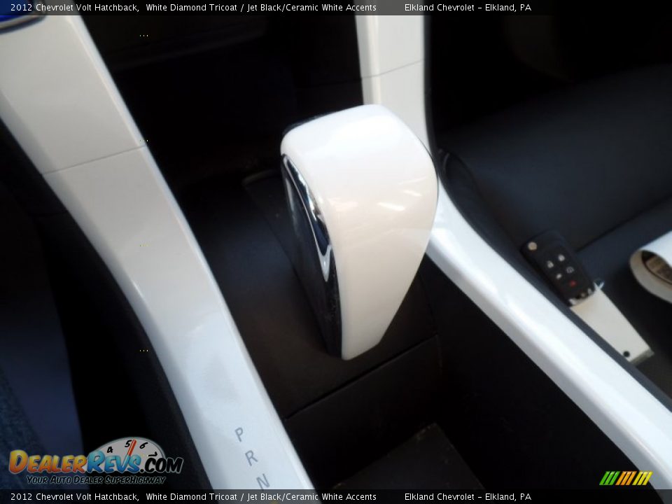 2012 Chevrolet Volt Hatchback White Diamond Tricoat / Jet Black/Ceramic White Accents Photo #30