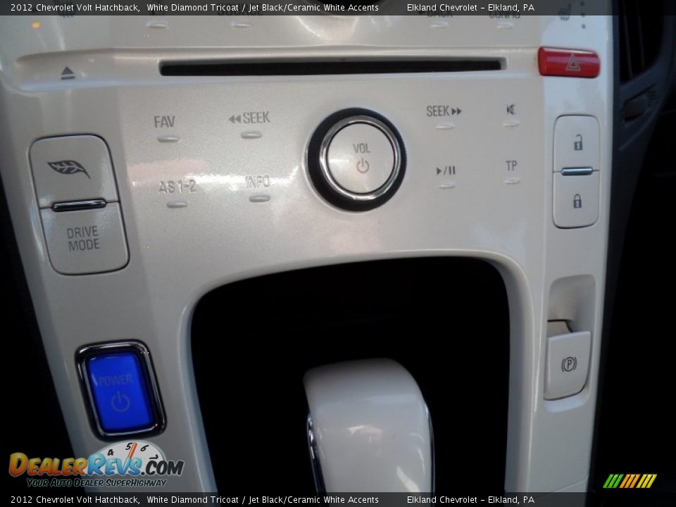 2012 Chevrolet Volt Hatchback White Diamond Tricoat / Jet Black/Ceramic White Accents Photo #31