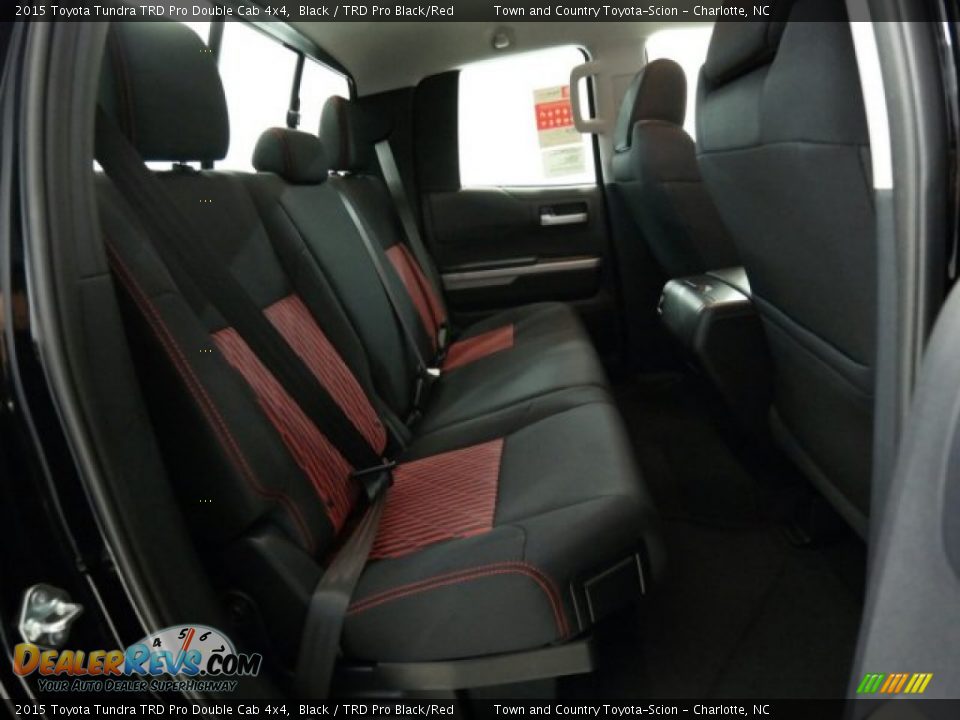 Rear Seat of 2015 Toyota Tundra TRD Pro Double Cab 4x4 Photo #15