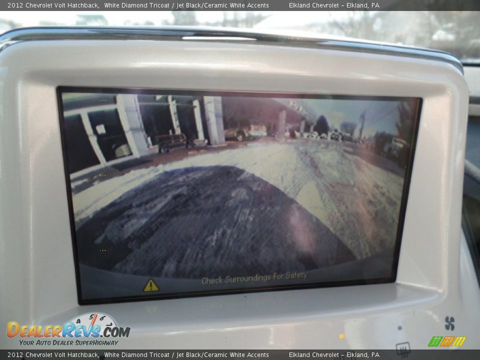 2012 Chevrolet Volt Hatchback White Diamond Tricoat / Jet Black/Ceramic White Accents Photo #35