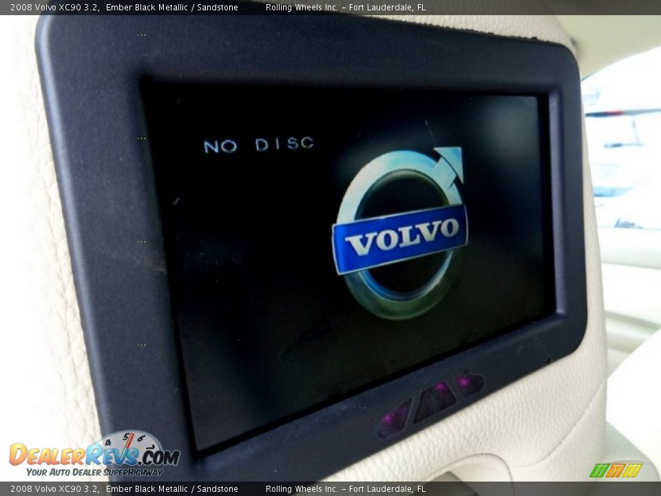 2008 Volvo XC90 3.2 Ember Black Metallic / Sandstone Photo #4